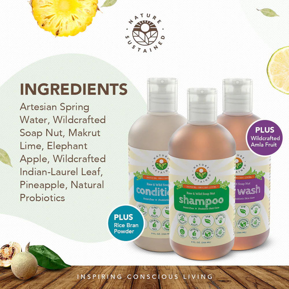 Nature Sustained Shampoo, Conditioner & Body Wash Bundles - Image 11