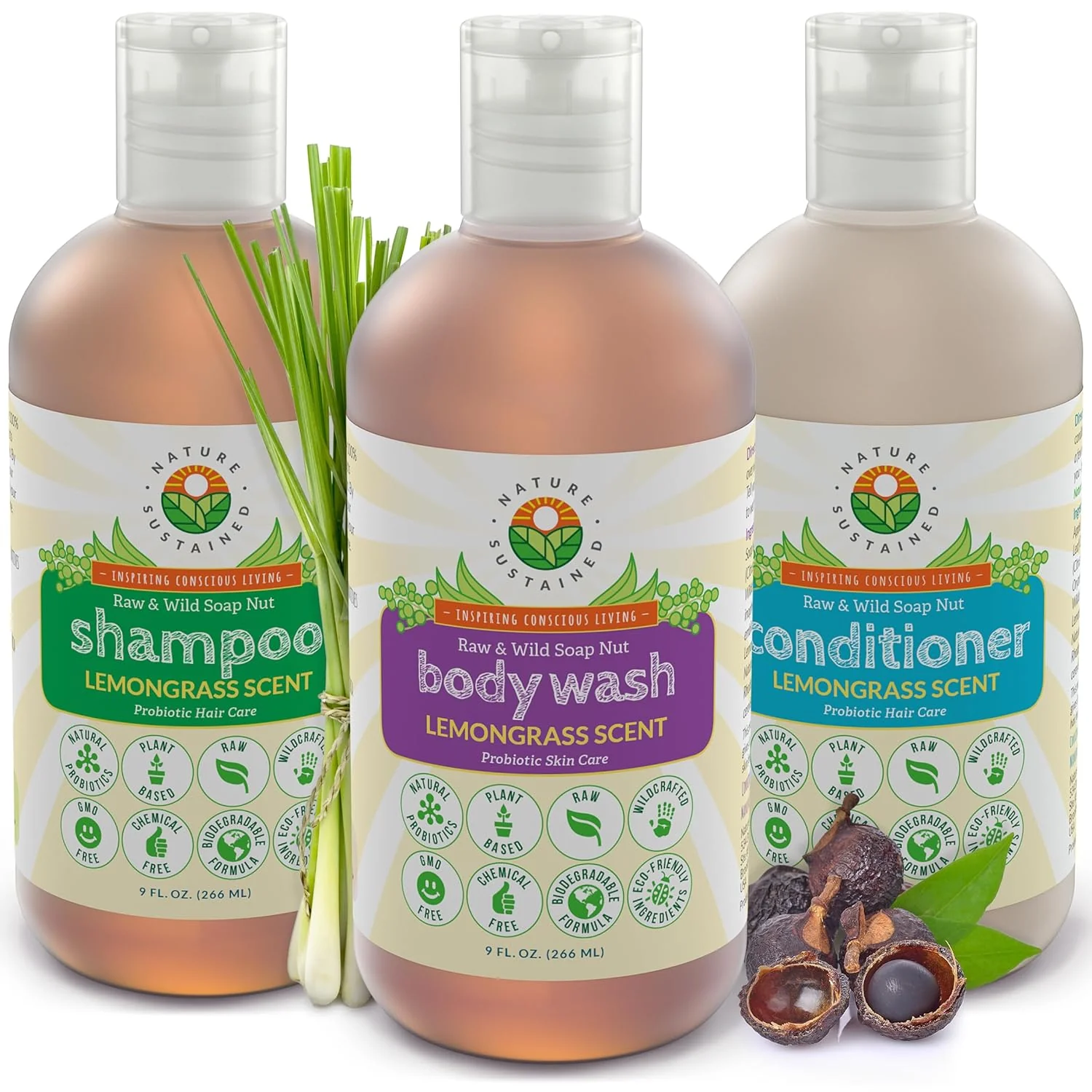 Nature Sustained Shampoo, Conditioner & Body Wash Bundles - Image 15
